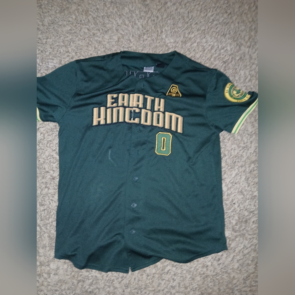 Earth Kingdom Green Baseball Jersey